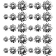 300Pcs Flower Bead Caps Alloy Ends Spacer Beads Jewelry DIY Craft Making